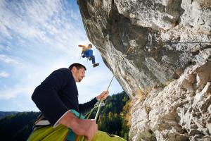 Plezanje Burjakove peči Foto Tomo Jeseničnik Vir RRA Koroška